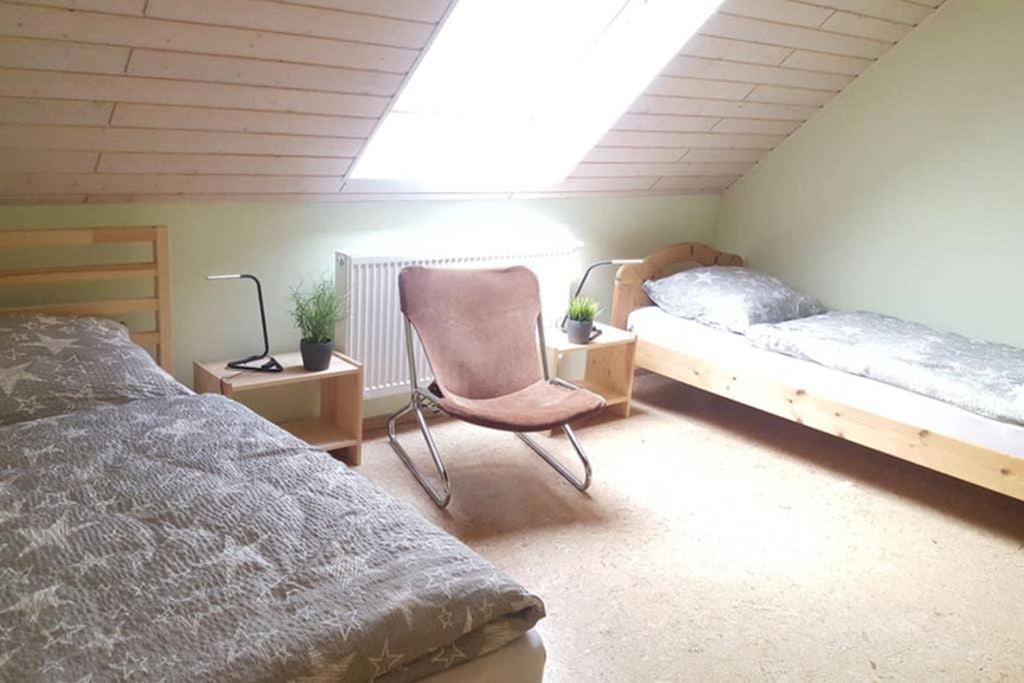 Anna - Neue Ferienwohnung Mit Blick Ins Gruene Ober-Abtsteinach Exteriör bild