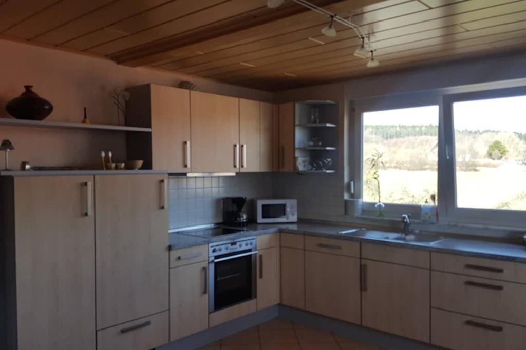 Anna - Neue Ferienwohnung Mit Blick Ins Gruene Ober-Abtsteinach Exteriör bild